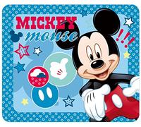 Disney Couverture Plaid de Voyage Mickey Bleu