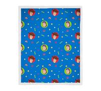 Disney Couverture Polaire avec Doublure en Sherpa sous Licence Officielle Toy Story, Couverture Ultra-Douce et Chaude | Motif Catching Stars | Idéale pour la Maison, Les soirées Pyjama et Le Camping