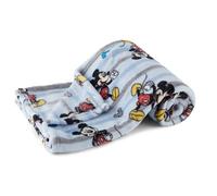 Disney Couverture polaire en flanelle pour bébé - Douce et confortable - 76,2 x 101,6 cm avec Mickey Mouse, Minnie Mouse, Winnie l'ourson et Dumbo