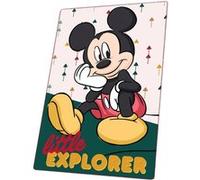 Disney couverture polaire Mickey 150 cm polyester vert/jaune/noir Jaune G
