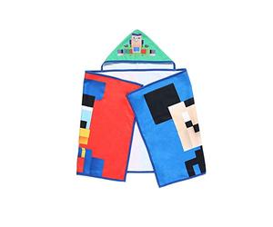 Disney Crossy Road Mickey Mouse Donald Duck Buzz Lightyear Pixel Hooded Towel
