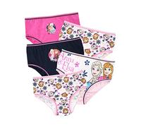 Disney - Culotte Pack de Cinq - La Reine des neiges - Fille - Multicolore - 6-7 Ans