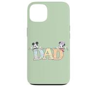 Disney Dad Mickey & Minnie Pastel Letters Family Disney Trip Coque pour iPhone 13