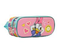 Trousse Double 3D - Disney Daisy Duck Oops - Rose - Taille Unique Rose G