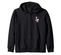 Disney Daisy Duck Retro Pose Pocket Logo Sweat à Capuche