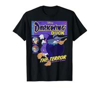 Disney Darkwing Duck Comic Cover T-Shirt, Homme, Noir, 3XL