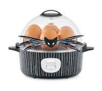 Disney | Dash Jack Skellington Cuiseur à œufs rapide, capacité 7 œufs, noir | Cuiseur à œufs durs et pocheuse à œufs durs pour œufs mous, moyens et durs, œufs pochés et omelettes ; chaudière électrique