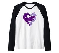 Disney Descendants 2 Mal Dragon Manche Raglan