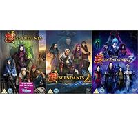 Disney Descendants All_1-3 Movies Collection DVD, Descendants 1, Descendants 2, Descendants 3