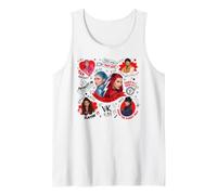 Disney Descendants: Wicked Wonderland Chloe Red Pink Luis Débardeur