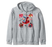 Disney Descendants: Wicked Wonderland Chloe Red Pink Luis Sweat à Capuche