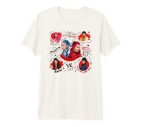 Disney Descendants: Wicked Wonderland Chloe Red Pink Luis T-shirt haut de gamme