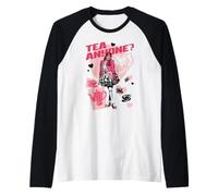 Disney Descendants: Wicked Wonderland Tea Anyone? Pink Icons Manche Raglan