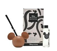 Disney - Diffuseur de parfum Mickey Mouse en terre cuite avec parfum - Pêche et bois de santal - Produit sous licence officielle Disney - H : 9 x l : 14 cm.