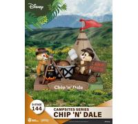 Disney Diorama Pvc D-Stage Campsite Series Chip & Dale 10 Cm