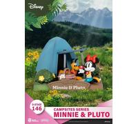 Disney Diorama Pvc D-stage Campsite Series Mini & Pluto 10 Cm