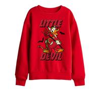 Disney Disney Donald Duck Little Devil Kids Sweatshirt, Red Pull-Over Mixte Enfant (Lot de 1)