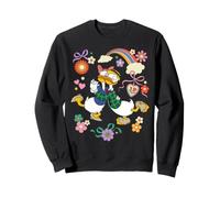 Disney Donald & Daisy Dancing 1940s Valentine's Day Coquette Sweatshirt