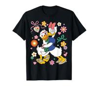 Disney Donald & Daisy Kisses 1940s Valentine's Day Coquette T-Shirt
