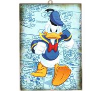 Disney Donald Duck Donald Duck Série Cartoons Impression sur bois 25 x 18 cm.