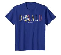 Disney Donald Duck Est. 1934 Donald Colorful Text T-Shirt, Enfant, Bleu Royal, 6 ans