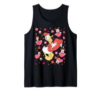 Disney Donald Duck & Friends Valentine's Day Retro Hearts Débardeur