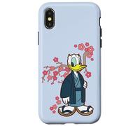 Disney Donald Duck in Kimono Cherry Blossoms Spring Sakura Coque pour iPhone X/XS