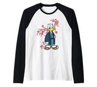 Disney Donald Duck in Kimono Cherry Blossoms Spring Sakura Manche Raglan
