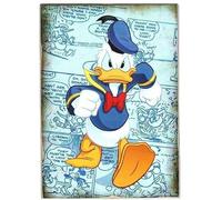 Disney Donald Duck Magnet Donald Duck pour réfrigérateur chambre de collection Impression sur bois 10 x 6 cm