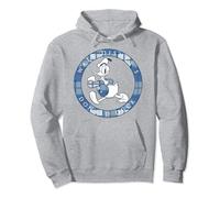 Disney Donald Duck Plaid Portrait Circle Logo Sweat à Capuche