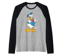 Disney Donald Duck Retro Character Proud Pose Trip Matching Manche Raglan