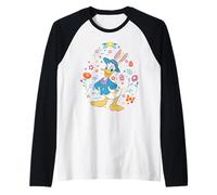 Disney Donald Duck with Bunny Ears and Easter Egg Spring Manche Raglan