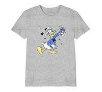 Disney « Donald with Chick » BODMICKTS092 T-Shirt Garçon, Gris Melange, Taille 06 Ans
