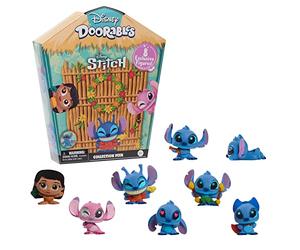 Disney Doorables Coffret de Figurines à Collectionner Stitch, 8 Figurines, Figurines à Collectionner de 3,8 cm de Haut, Jouets pour Enfants de 5 Ans et Plus par Just Play