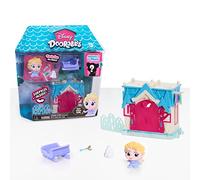 DOORABLES Disney, Elsa, Mini Maison avec 2 Figurines Dont 1 Surprise, et des Accessoires, Différents modèles Disponibles, Jouet pour Enfants dès 3 Ans, GIOCHI PREZIOSI, DRB023