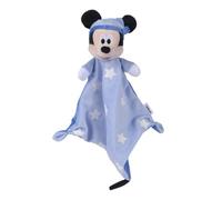 Disney - Bonne Nuit, Mickey Mouse Doudou Glow in The Dark Peluche Mickey Mouse, Jouet pour bébé, Doudou et consolateur, Convient dès Les Premiers Mois de la Vie