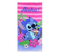 Disney Drap de plage Stitch Motif Hawaïen Aloha Multicolore 70 x 140 cm