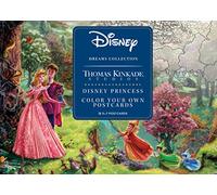 Disney Dreams Collection Thomas Kinkade Studios Disney Princess Color Your Own P by Thomas Kinkade Thomas Kinkade (Auteur)