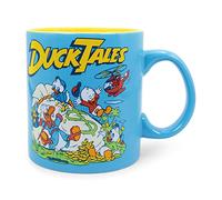 Disney DuckTales - Tasse en céramique avec sacs à argent | Grandes tasses à café et tasses sans BPA pour boissons, essentiels de la maison et de la cuisine | Cadeaux et objets de collection Scrooge
