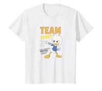 Disney DuckTales Team Dewey It Just Comes Naturally T-Shirt, Enfant, Blanc, 4 ans