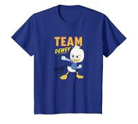 Disney DuckTales Team Dewey It Just Comes Naturally T-Shirt, Enfant, Bleu Royal, 8 ans