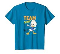 Disney DuckTales Team Dewey It Just Comes Naturally T-Shirt, Enfant, Saphir, 8 ans