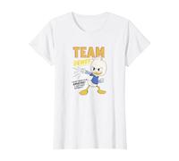 Disney DuckTales Team Dewey It Just Comes Naturally T-Shirt, Femme, Blanc, S