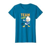 Disney DuckTales Team Dewey It Just Comes Naturally T-Shirt, Femme, Saphir, S