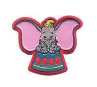 Disney © Dumbo Éléphant Animal - Ecusson thermocollant patches appliques, Taille: 6,9 x 5,7 cm