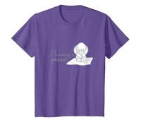Disney Dumbo Mummy's Peanut Cute Baby Dumbo Chest Logo T-Shirt, Enfant, Violet Chiné, 6 ans