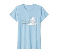 Disney Dumbo Mummy's Peanut Cute Baby Dumbo Chest Logo T-Shirt, Femme, Bleu Céleste, XS