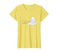 Disney Dumbo Mummy's Peanut Cute Baby Dumbo Chest Logo T-Shirt, Femme, Citron, L