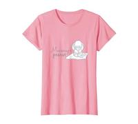 Disney Dumbo Mummy's Peanut Cute Baby Dumbo Chest Logo T-Shirt, Femme, Rose, XL