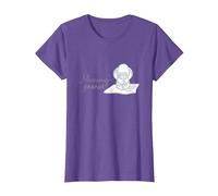 Disney Dumbo Mummy's Peanut Cute Baby Dumbo Chest Logo T-Shirt, Femme, Violet Chiné, S
